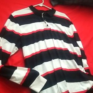 Forever 21 Vintage Style Long Sleeve Polo